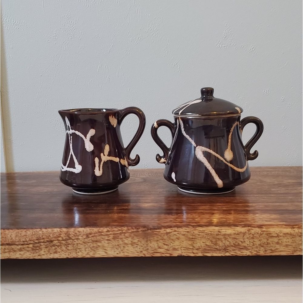 Cream and Sugar Set Vintage Japan
